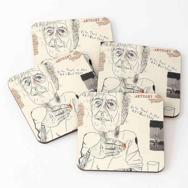 Item preview, Anthony Bourdain Drinking designed and sold by wlinder.