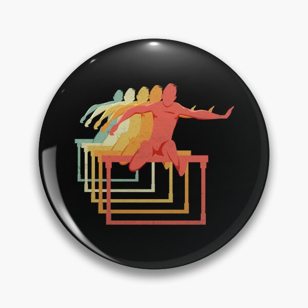 Item preview, Hurdles Hurdling Hurdler Running Runner Vintage Retro designed and sold by CuteDesigns1.