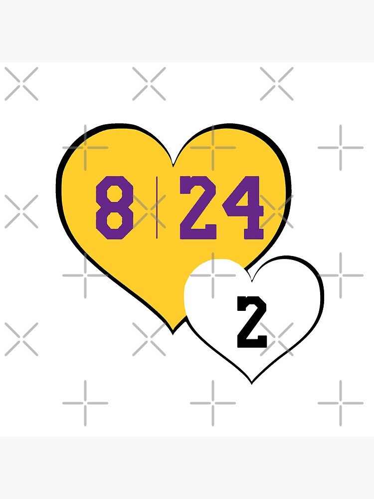 24 Kobe &Amp; Gigi In Hearts Tote Bag