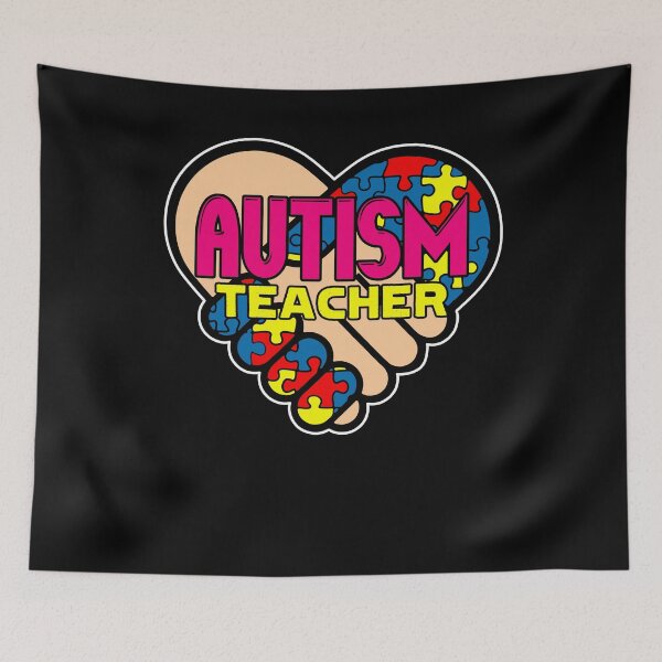 Item preview, Autism Teacher - Autism Teacher Heart designed and sold by UnknownArtistt.