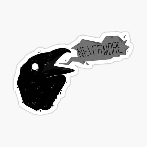 Item preview, nevermore designed and sold by SmolDraws.