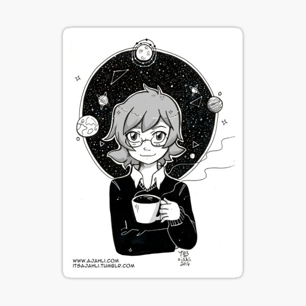 Coffee with Pidge Sticker
