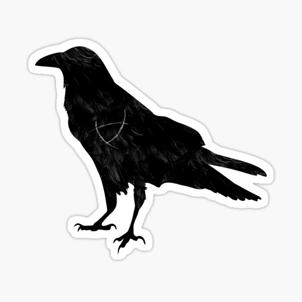 Ley Line Raven Sticker