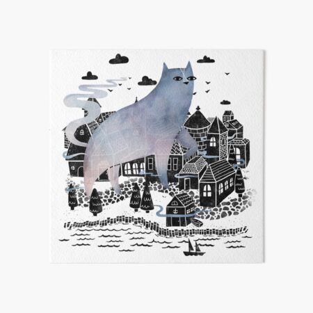 The Fog Art Board Print