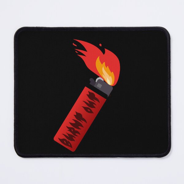 Item preview, BURNT OUT Red Lighter Big Flame designed and sold by everything4eva.