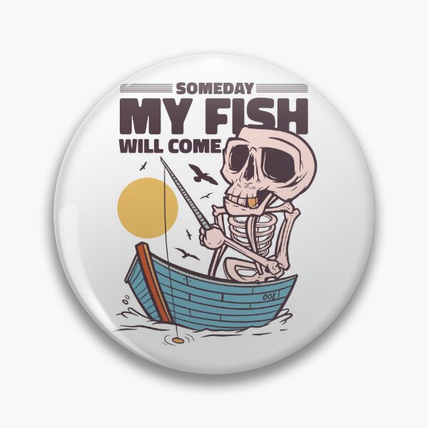 Item preview, Fishing skeleton in boat designed and sold by Rob-Son.