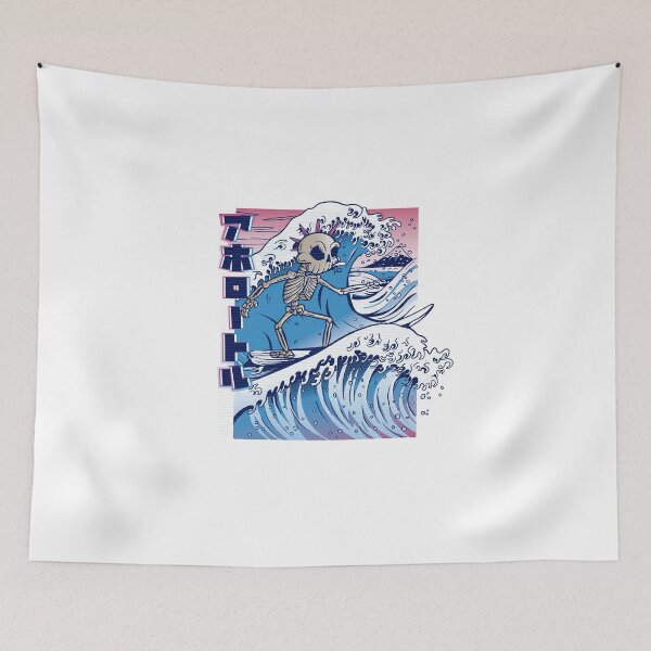 Item preview, surfing-wave-skeleton designed and sold by JAMALSTORE92.