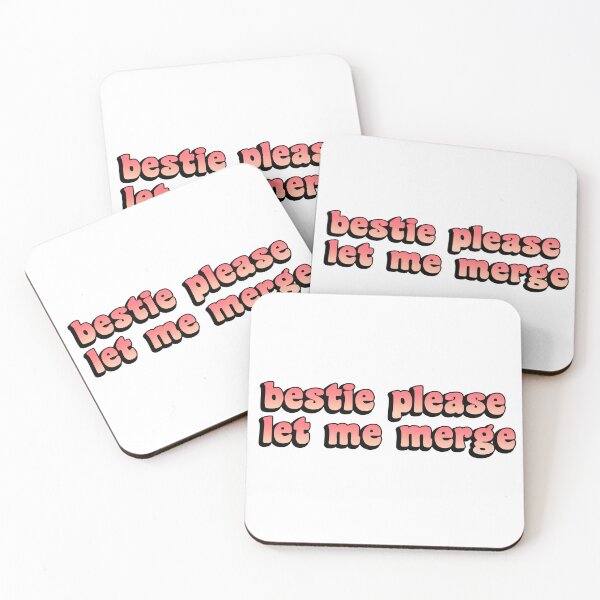 Item preview, Bestie Please Let Me Merge Funny Meme Bumper designed and sold by Tremendo.