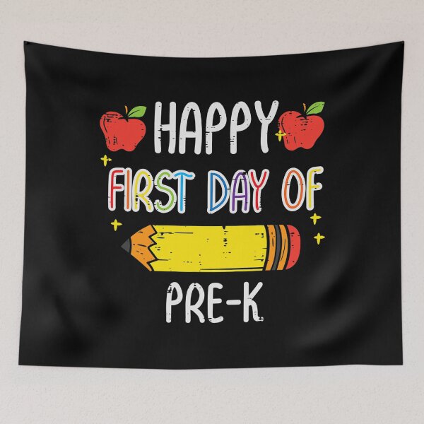 Item preview, Pencil Happy First Day Of Pre-K Prek Back To School Teacher designed and sold by charylhtxra16.