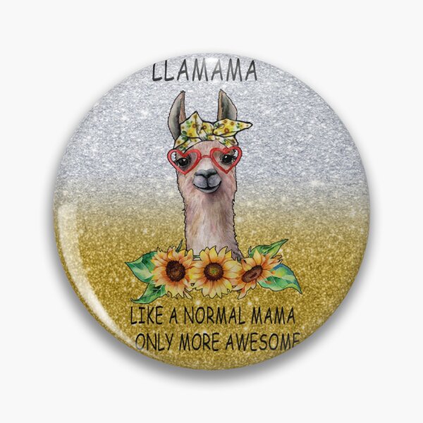 Item preview, Llama Mama Like A Normal Mama Only More Awsome backgroud Glitter designed and sold by AmadoAdams99.