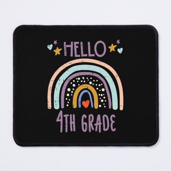 Item preview, Rainbow Hello 4th Grade Fourth First Day Of School Teacher designed and sold by charylhtxra16.