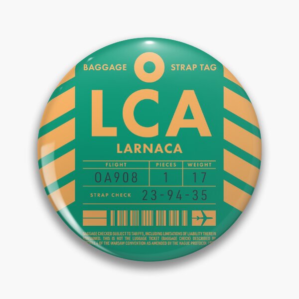 Item preview, Luggage Tag D - LCA Larnaca Cyprus designed and sold by VoodooCircus.