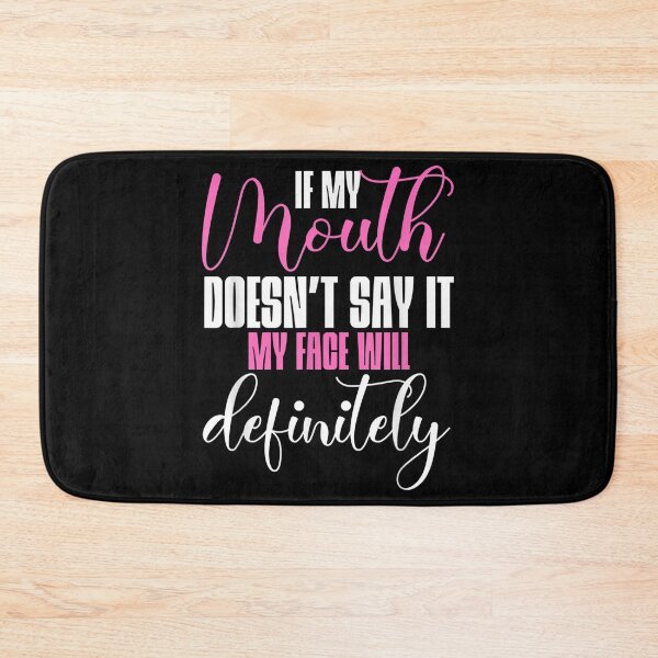 Item preview, If My Mouth Doesn´t Say It, My Face Will Definitely-Feminist designed and sold by HoshiJuku.