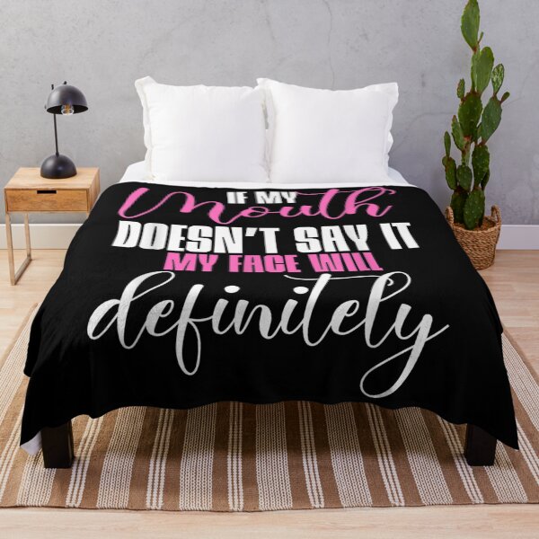 Item preview, If My Mouth Doesn´t Say It, My Face Will Definitely-Feminist designed and sold by HoshiJuku.