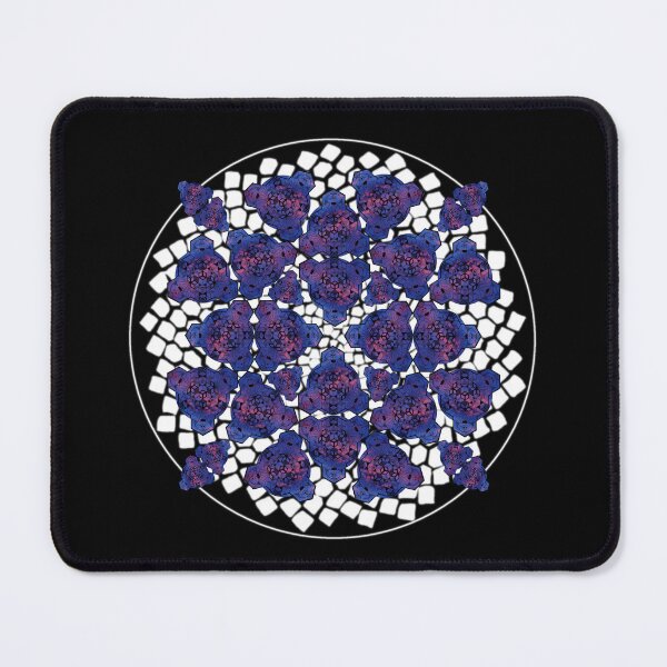 Item preview, Dark Red Blue Sky Cube Mandala Cacophony & CircleVisions (W) designed and sold by createVisions.