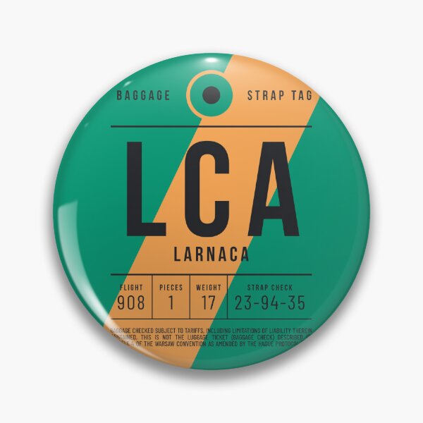 Item preview, Luggage Tag E - LCA Larnaca Cyprus designed and sold by VoodooCircus.