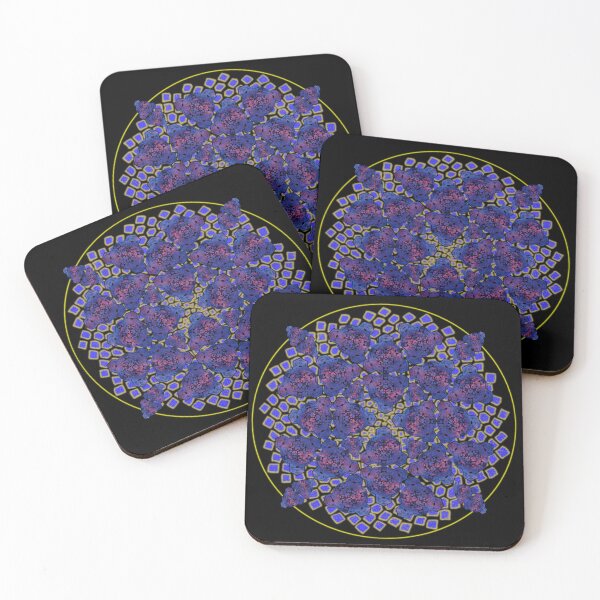Item preview, Dark Red Blue Sky Cube Mandala Cacophony & CircleVisions (Y&P) designed and sold by createVisions.