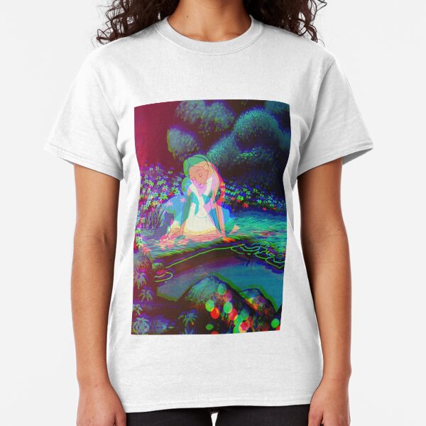 Alice in Wonderland Trippy Classic T-Shirt