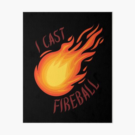 Fireball (8x10) Canvas