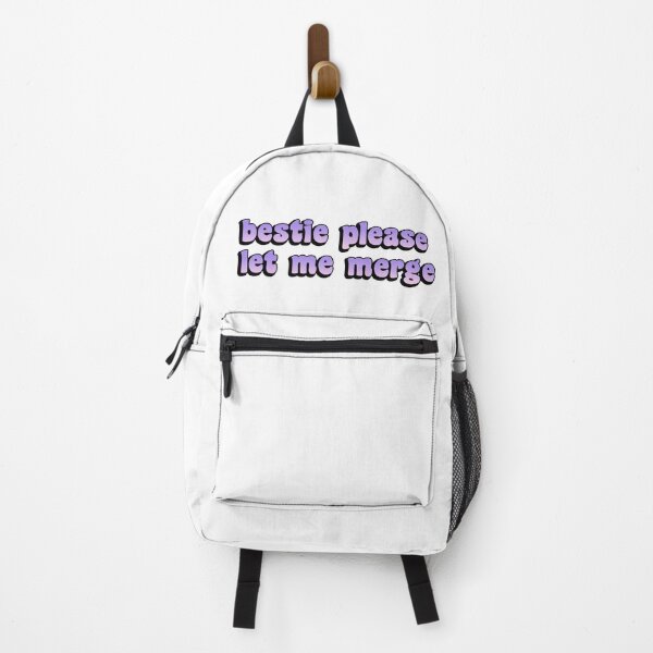 Item preview, Bestie Please Let Me Merge Funny Meme Bumper designed and sold by Tremendo.