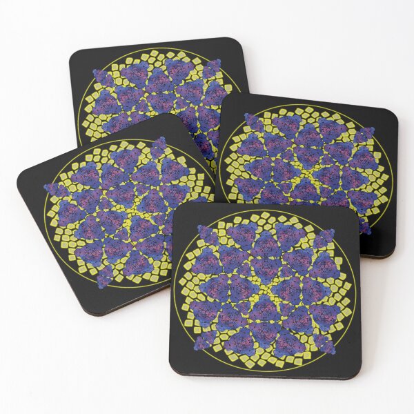 Item preview, Dark Red Blue Sky Cube Mandala Cacophony & CircleVisions (Y) designed and sold by createVisions.