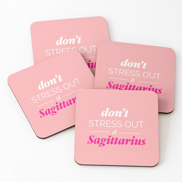Item preview, Don't stress out a Sagittarius | Sagittarius funny facts designed and sold by Lindsay Marie Patterns.