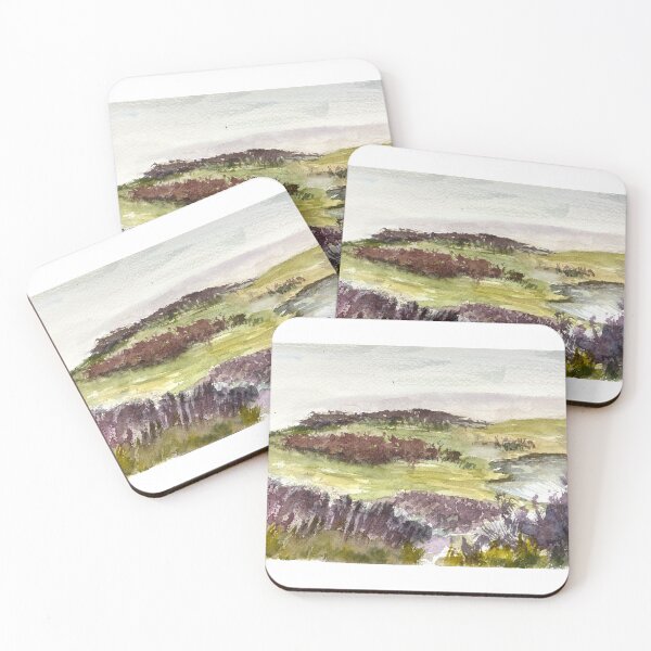 Item preview, Penistone Hill Yorkshire Bronte Country Original Watercolour designed and sold by OnHeathAndMoor.