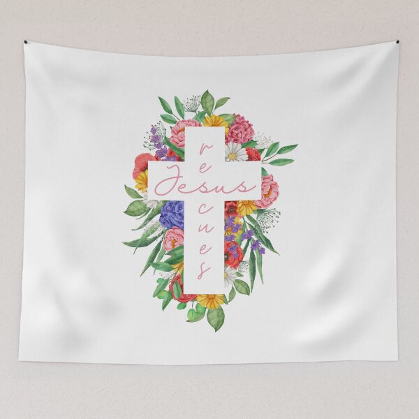 Item preview, Jesus rescues designed and sold by EdenAndOlive.
