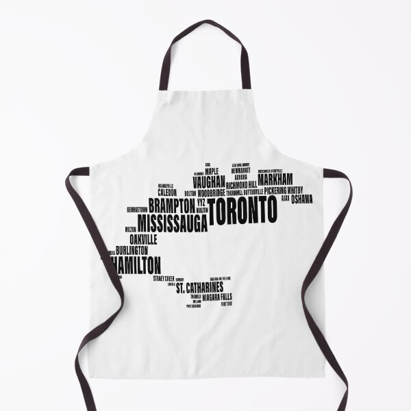 Item preview, Toronto Typography Map - GTAGolden Horseshoe City Fonts designed and sold by MilaBuchko.