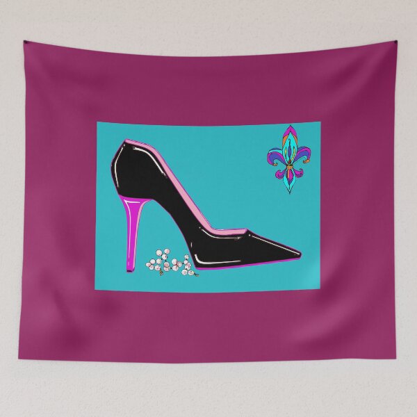 Item preview, Fucia Pink Heeled Stilettos designed and sold by judy snyder.