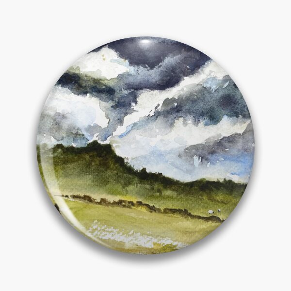 Item preview, Stormy Moors - Yorkshire - Bronte Country Original Watercolour designed and sold by OnHeathAndMoor.