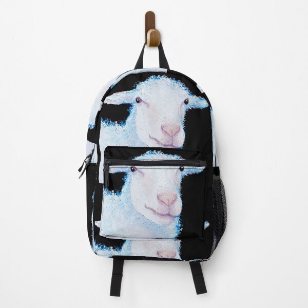 Item preview, White sheep on black designed and sold by MatsonArtDesign.