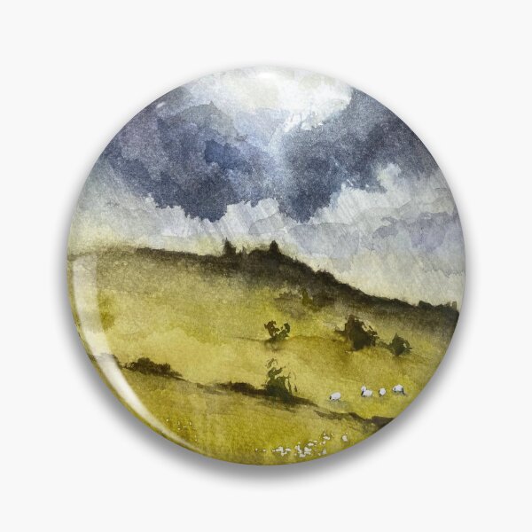 Item preview, Stormy Moors - Yorkshire - Bronte Country Original Watercolour designed and sold by OnHeathAndMoor.