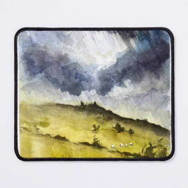 Item preview, Stormy Moors - Yorkshire - Bronte Country Original Watercolour designed and sold by OnHeathAndMoor.