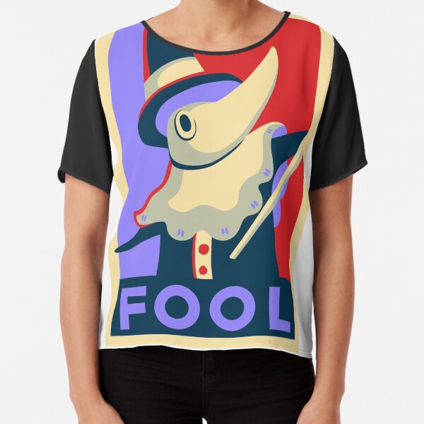 Excalibur FOOL Propaganda Chiffon Top