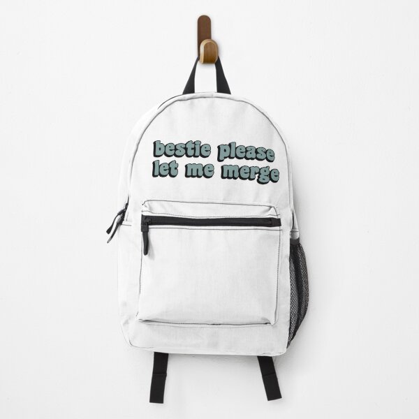 Item preview, Bestie Please Let Me Merge Funny Meme Bumper designed and sold by Tremendo.