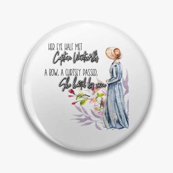 Item preview, She Heard His Voice Jane Austen Persuasion Quote Gift   designed and sold by PinkMon11.