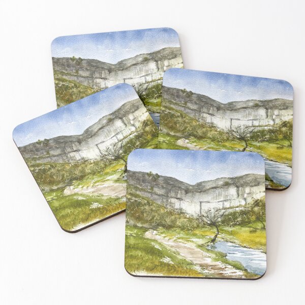 Item preview, Malham Cove - Malhamdale - Yorkshire Dales Original Watercolour designed and sold by OnHeathAndMoor.