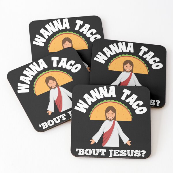 Item preview, Wanna Taco 'Bout Jesus Funny designed and sold by peacefulcreator.