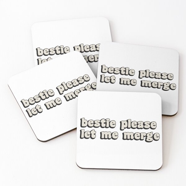 Item preview, Bestie Please Let Me Merge Funny Meme Bumper designed and sold by Tremendo.