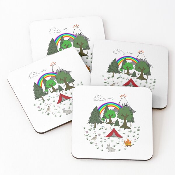 Item preview, Camping Diorama Stickers designed and sold by Rob Price.