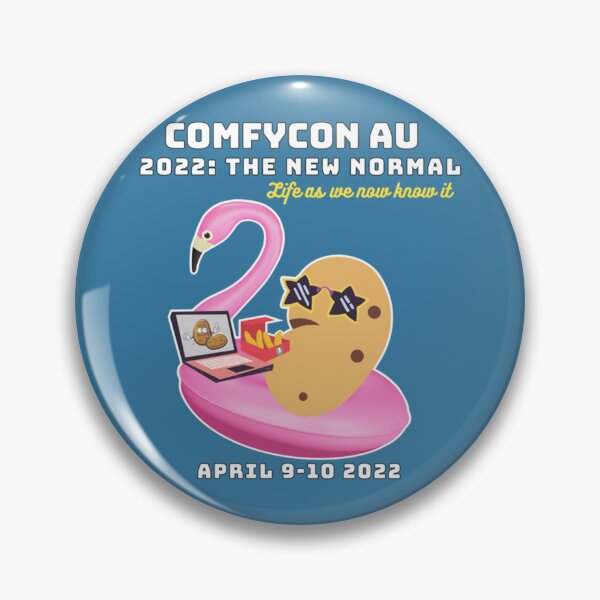 Item preview, ComfyCon AU April 2022 Chicken Tenders (Dark)   designed and sold by XedsEmporiumS.