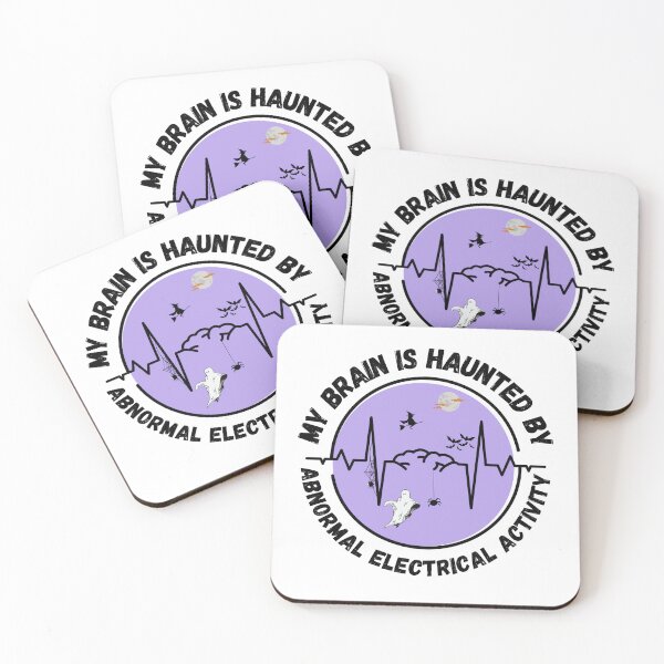 Item preview, Halloween Epilepsy Seizure Awareness | My Brain is Haunted designed and sold by AsinusAS.