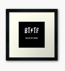 Back in Time Framed Print