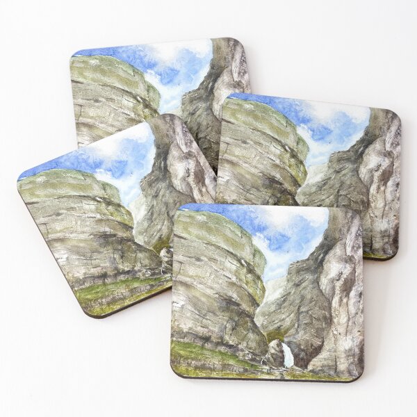Item preview, Gordale Scar - Malhamdale - Yorkshire Dales Original Watercolour designed and sold by OnHeathAndMoor.