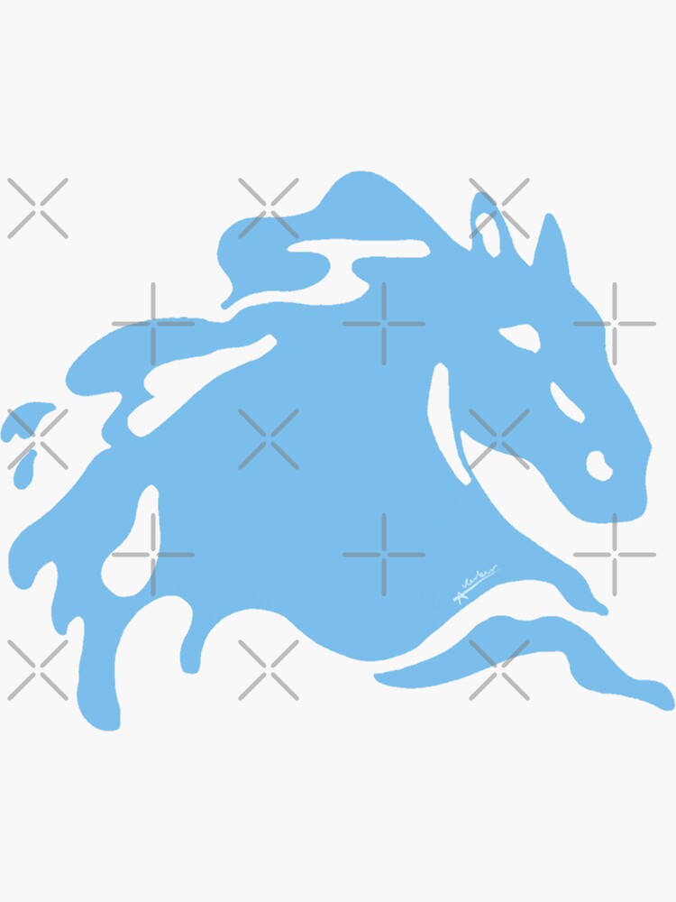 " Water Horse Nokk" Sticker for Sale by annascreation Redbubble