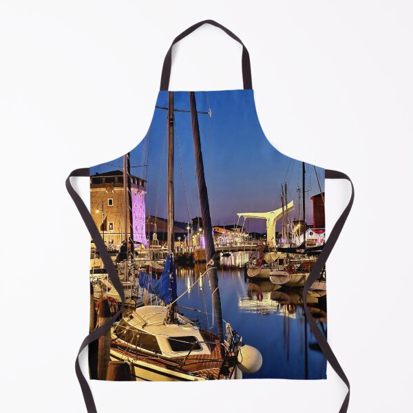 Item preview, The port of Cervia in the evening designed and sold by makketing.