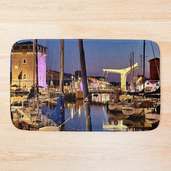 Item preview, The port of Cervia in the evening designed and sold by makketing.