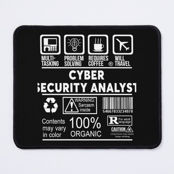 Item preview, CYBER SECURITY ANALYST - NICE DESIGN 2017   designed and sold by XedsEmporiumS.