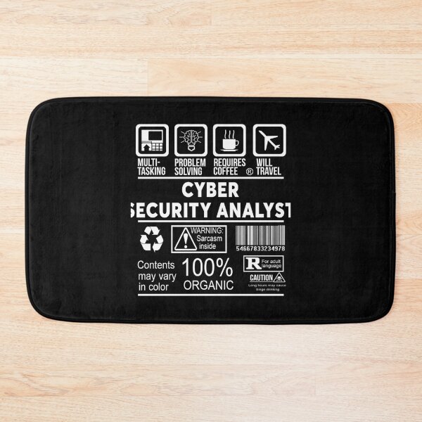 Item preview, CYBER SECURITY ANALYST - NICE DESIGN 2017   designed and sold by XedsEmporiumS.